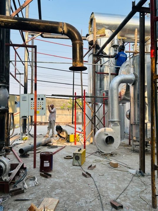 Machined steel wheel component ready for finishing